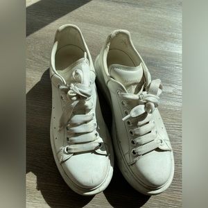 White Alexander McQueen sneakers